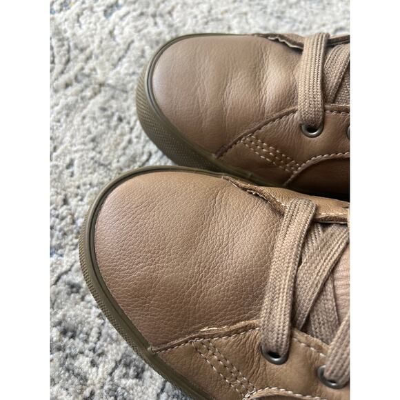 SOREL Caribou Mid Waterproof Lace Up Leather Sneaker Khaki Size 9 - Picture 3 of 16